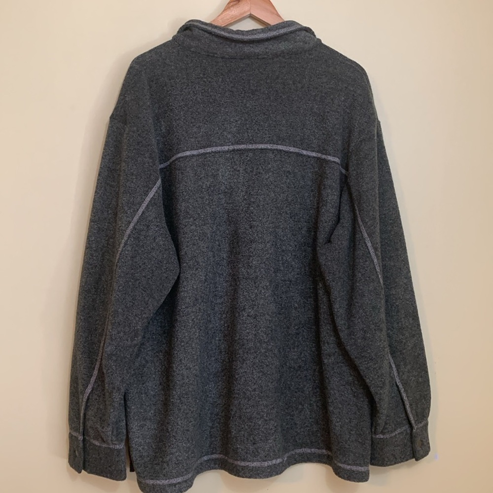 Femme Active | Unisex Fuzzy Cozy Long Sleeve Snap Front Fleece Lined Shirt 3X - Picture 16 of 16